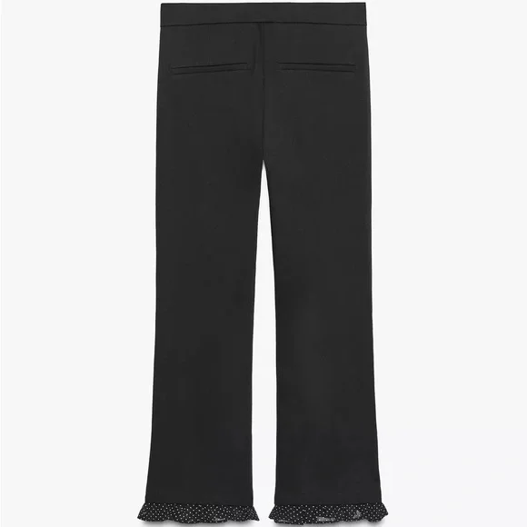 Ruffled mini flare pants - Picture 2 of 6